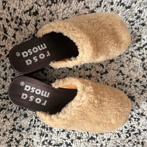 Rosa Mosa shearling clog